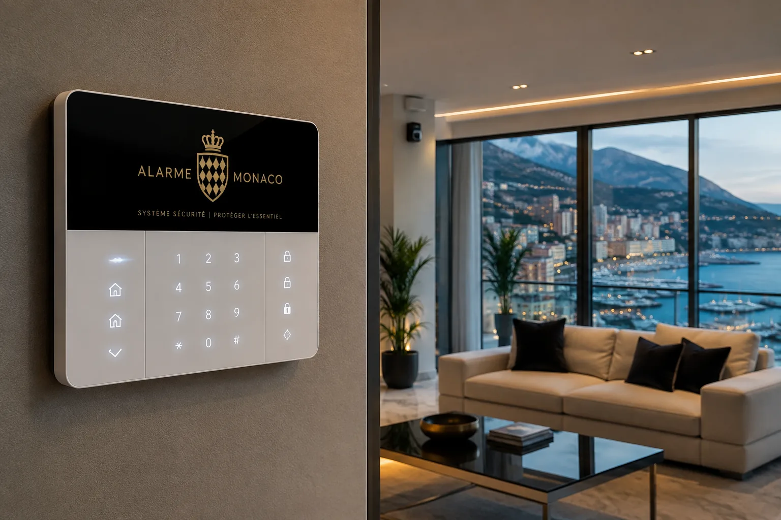 Centrale et commande d’alarme intrusion à Monaco